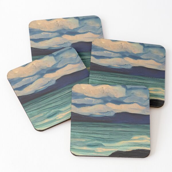 Item preview, Abstract lake with waves designed and sold by MoodyFrames.