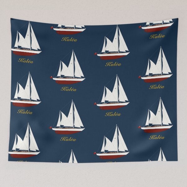 Item preview, Yate de vela clásico designed and sold by RedBubbleBath.