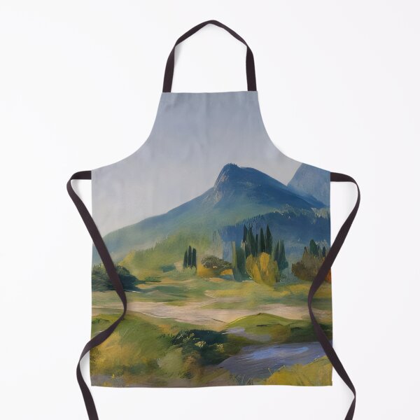 Item preview, Hilly landscape with river designed and sold by MoodyFrames.