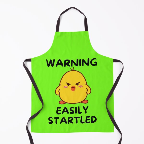 Item preview, Warning. Easily Startled Cute Angry duck designed and sold by Hotshots Design.