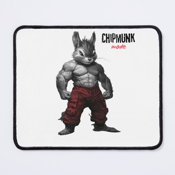 Item preview, Muscular Chipmunk - Powerful Illustration designed and sold by Fab-Haven.