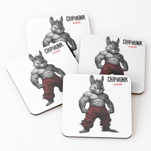 Item preview, Muscular Chipmunk - Powerful Illustration designed and sold by Fab-Haven.