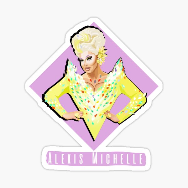 Alexis Michelle RPDR inspired design Sticker