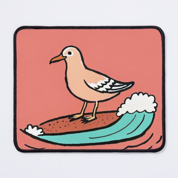 Item preview, Winter Surfer Seagull designed and sold by studioartifex.
