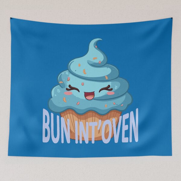 Item preview, Bun In T Oven Its A Boy Yorkshire Pregnancy Tyke Slang  designed and sold by taiche.