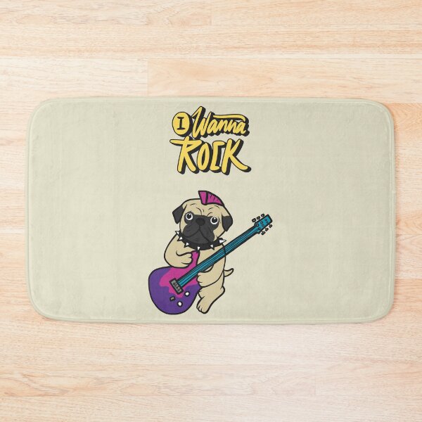 Item preview, I Wanna Rock Pug designed and sold by FanFest.
