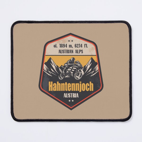 Item preview, Hahntennjoch Austria Motorcycling Mountain Design designed and sold by CynthiaGraphics.