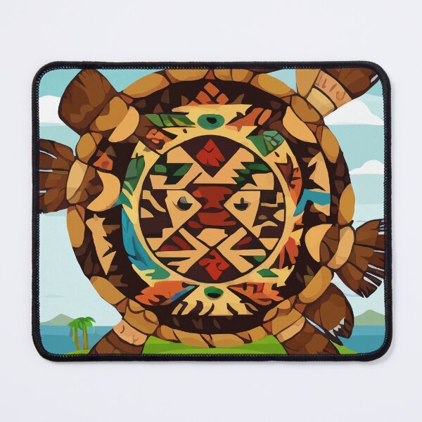 Item preview, Native art turtle island designed and sold by Andre Faubert.