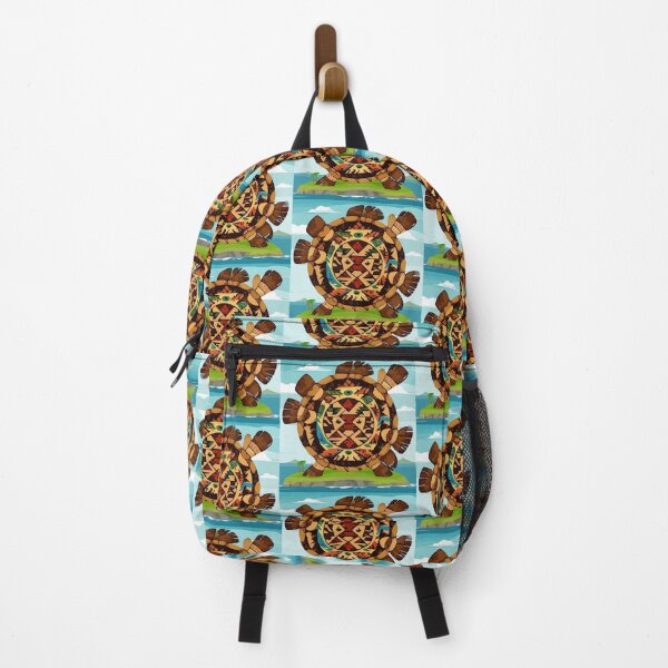 Item preview, Native art turtle island designed and sold by Andre Faubert.