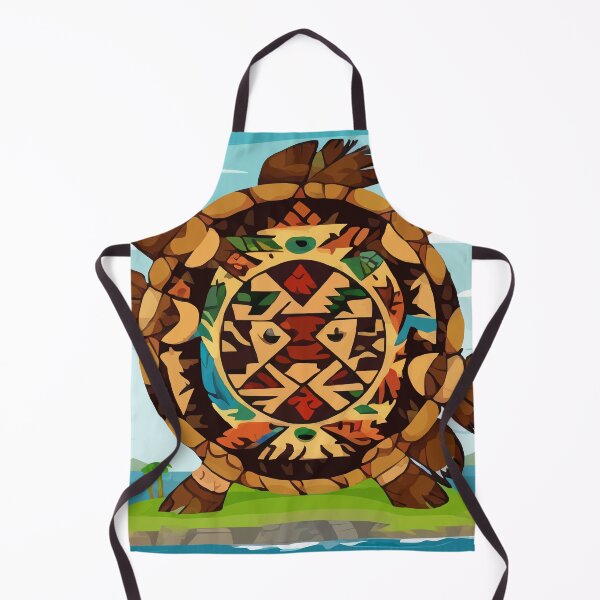 Item preview, Native art turtle island designed and sold by Andre Faubert.