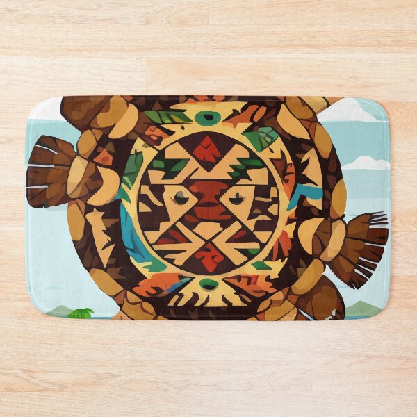 Item preview, Native art turtle island designed and sold by Andre Faubert.