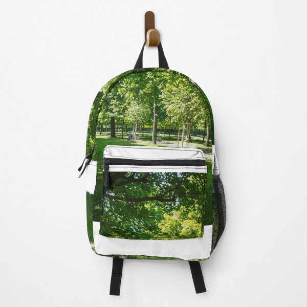 Item preview, Green tress, grass, leaves, in a park with nice sunshine, designed and sold by dabingboshi.