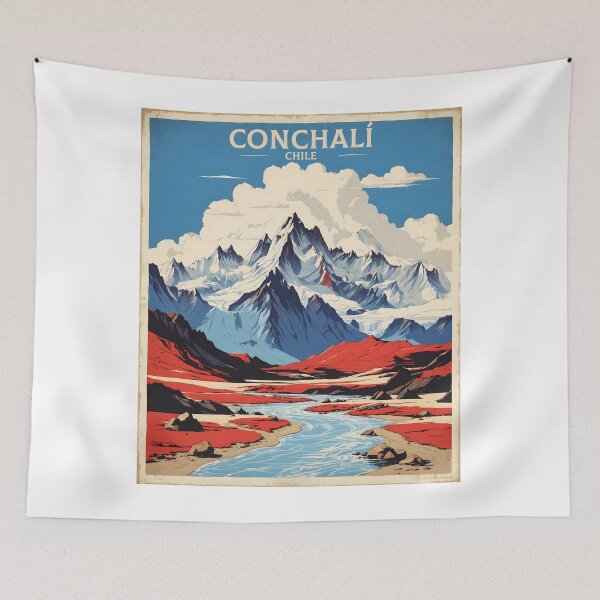 Item preview, Conchali Chile Retro Vintage Poster Tourism  designed and sold by TravelersGems.