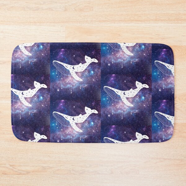 Item preview, Mystical Space Whale Galactic Stars Crescent Moon designed and sold by WildWoodlandWitch.