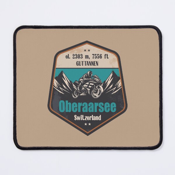 Item preview, Oberaarsee Switzerland Motorcycling Mountain Design designed and sold by CynthiaGraphics.