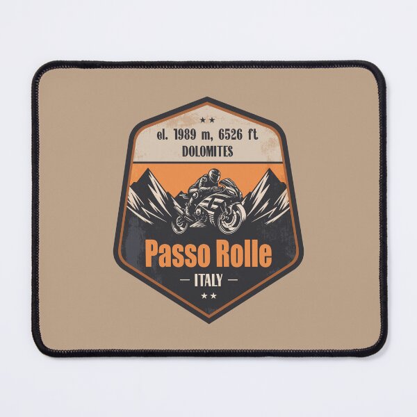 Item preview, Rolle Pass Italy Motorcycling Mountain Design designed and sold by CynthiaGraphics.