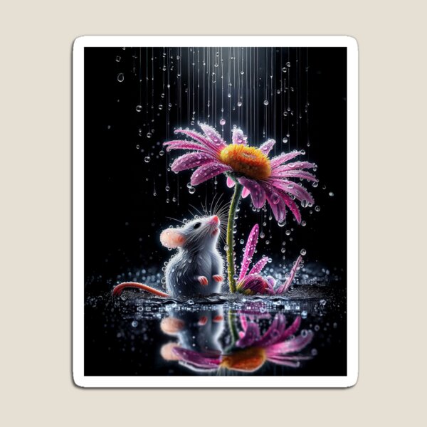 Item preview, Mouse in Rain designed and sold by Blue Horse Photo Magic.