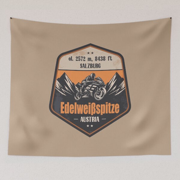 Item preview, Edelweißspitze Austria Motorcycling Mountain Design designed and sold by CynthiaGraphics.