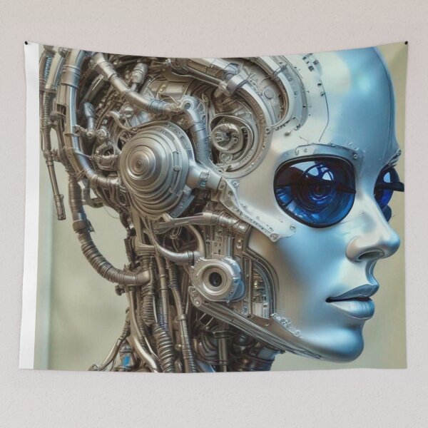 Item preview, Silver Alien Creation - Sci Fi Art concept designed and sold by Delerat7.