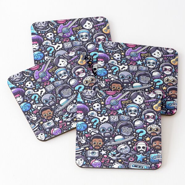 Item preview, Galactic Music Monsters designed and sold by Imaginarium of Chaos falcon88 .