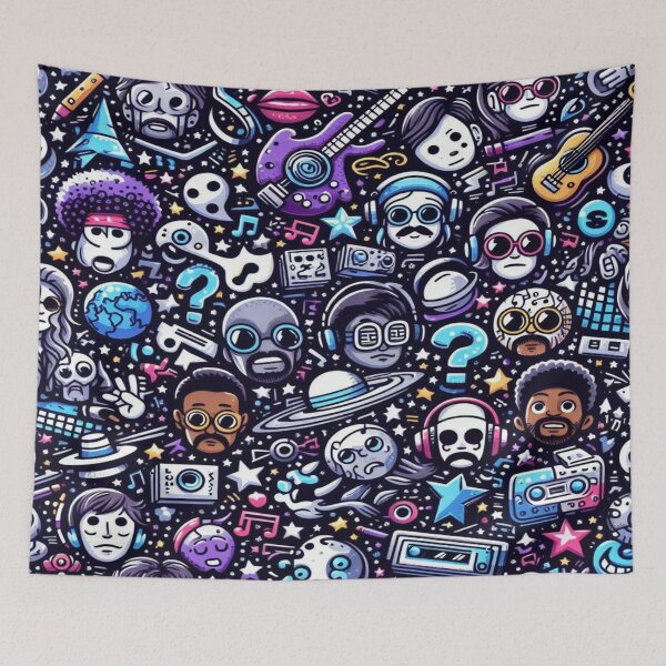Item preview, Galactic Music Monsters designed and sold by Imaginarium of Chaos falcon88 .