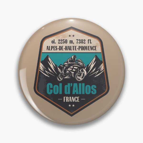 Item preview, Col d'Allos France Motorcycling Mountain Design designed and sold by CynthiaGraphics.