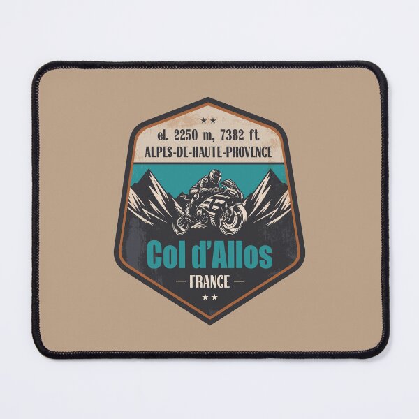 Item preview, Col d'Allos France Motorcycling Mountain Design designed and sold by CynthiaGraphics.