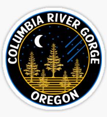 Columbia River Gorge National Scenic Area Oregon Cascade Mountains Sticker
