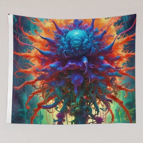 Item preview, Xeno Bloom - Dark Fantasy Art concept designed and sold by Delerat7.