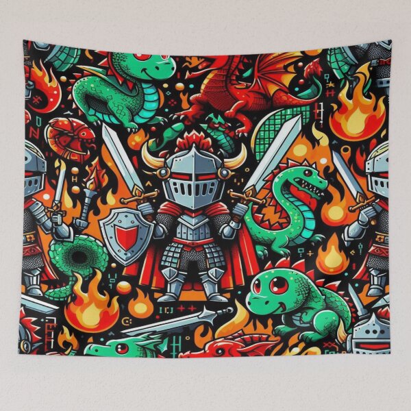 Item preview, Fantasy Dragon Warriors designed and sold by Imaginarium of Chaos falcon88 .