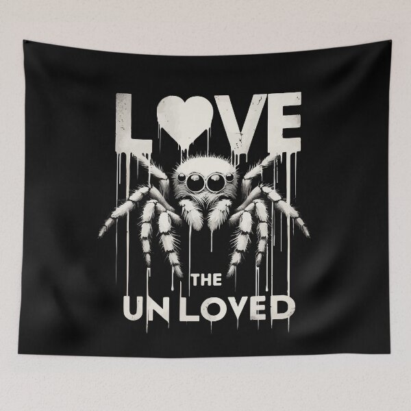 Item preview, Love The Unloved Jumping Spider Monochromatic designed and sold by TomFrontierArt.
