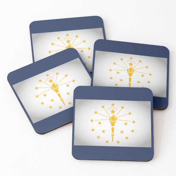 Item preview, Indiana - Flag of State designed and sold by Amazing States of America.