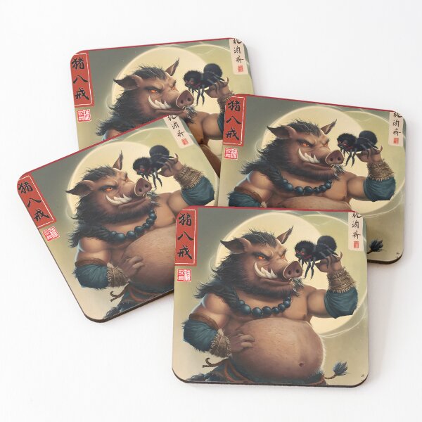 Item preview, Black Myth WuKong Zhu Ba Jie with Violet (猪八戒, 紫蛛儿) Alt designed and sold by LanzsStickAlot.