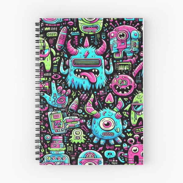 Item preview, Neon Cyberpunk Monsters designed and sold by Imaginarium of Chaos falcon88 .