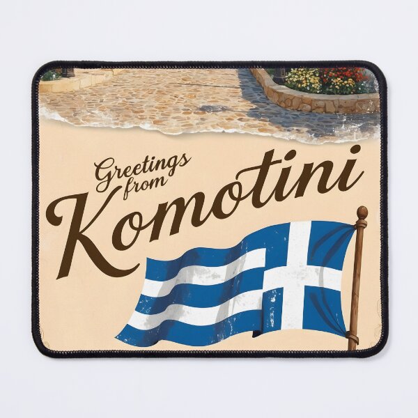 Item preview, Greetings from Komotini Eastern Macedonia and Thrace Greece Postcard Vintage Retro Travel Vintage designed and sold by TravelPostcardGems.