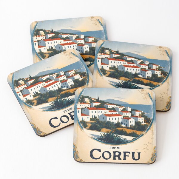 Item preview, Corfu Ionian Islands and Thrace Greece Postcard Vintage Retro Travel Vintage designed and sold by TravelPostcardGems.