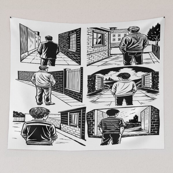 Item preview, Facing Walls: A Journey of Reflection designed and sold by AgarutanPrint.