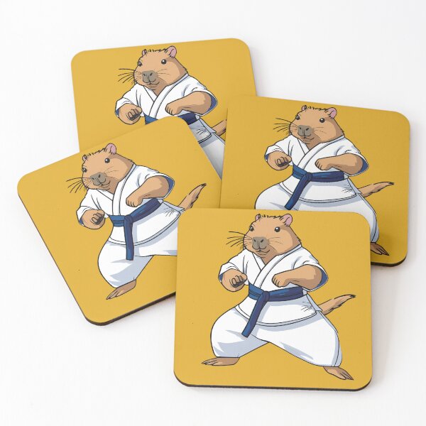 Item preview, Capybara Dojo: Where Peace Meets Power designed and sold by Vestina88.