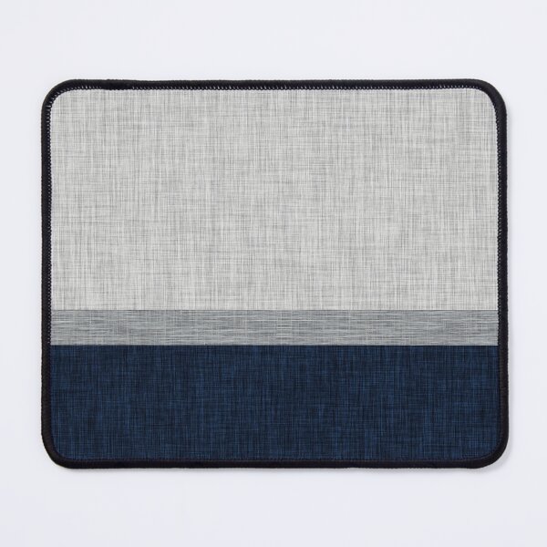 Item preview, Nautical Blue Grey Crisscross Stripe Colour Block designed and sold by jocelynsart.
