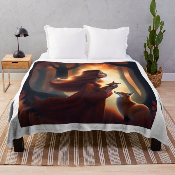 Item preview, Girl loves her fox designed and sold by LolaCreative622.