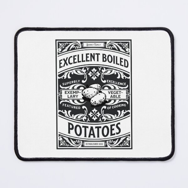 Aperçu de l'œuvre Excellentes pommes de terre bouillies de la famille Bennet créée et vendue par sophia1z83wn.