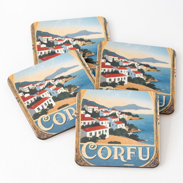 Item preview, Greetings from Corfu Ionian Islands and Thrace Greece Postcard Vintage Retro Travel Vintage designed and sold by TravelPostcardGems.