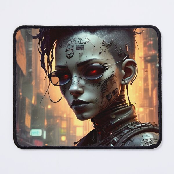 Item preview, Netrunner in Black - Sci Fi Art concept designed and sold by Delerat7.