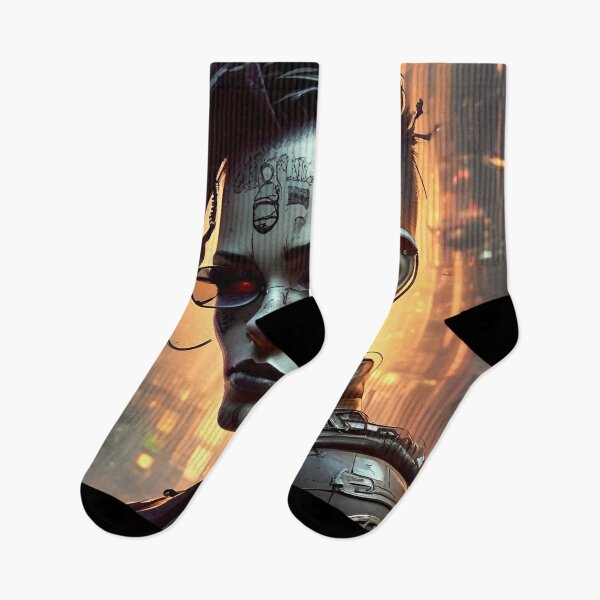 Item preview, Netrunner in Black - Sci Fi Art concept designed and sold by Delerat7.