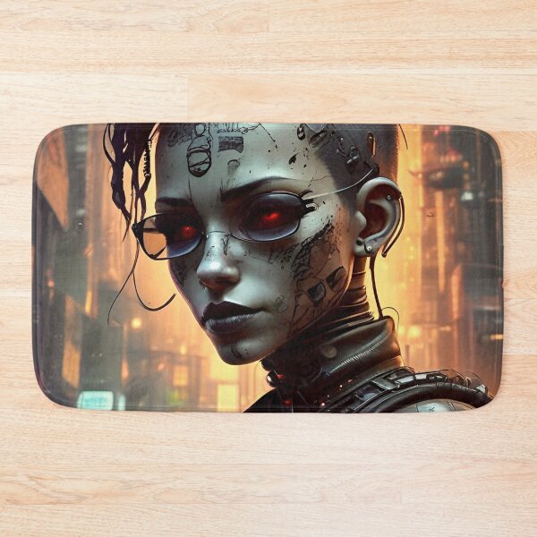 Item preview, Netrunner in Black - Sci Fi Art concept designed and sold by Delerat7.