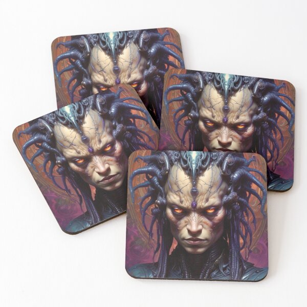 Item preview, Sinister Alien Warrior - Sci Fi Art concept designed and sold by Delerat7.