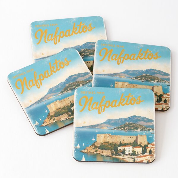 Item preview, Greetings from Nafpaktos Western Greece Postcard Vintage Retro Travel Vintage designed and sold by TravelPostcardGems.