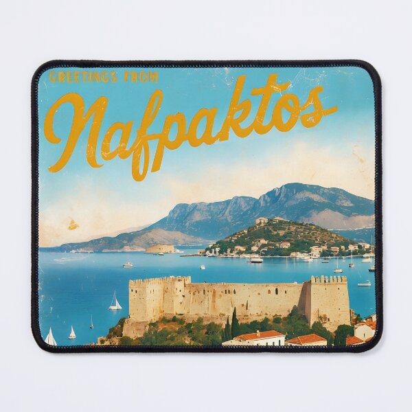Item preview, Greetings from Nafpaktos Western Greece Postcard Vintage Retro Travel Vintage designed and sold by TravelPostcardGems.