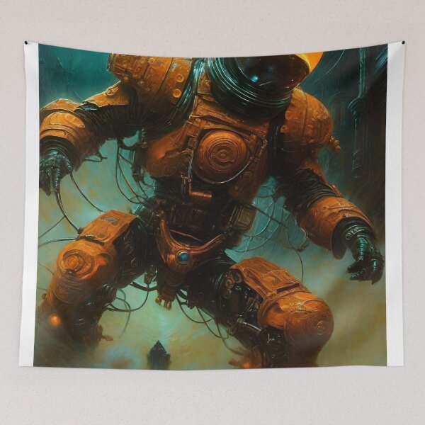 Item preview, Alien Explorer - Sci Fi Art concept designed and sold by Delerat7.