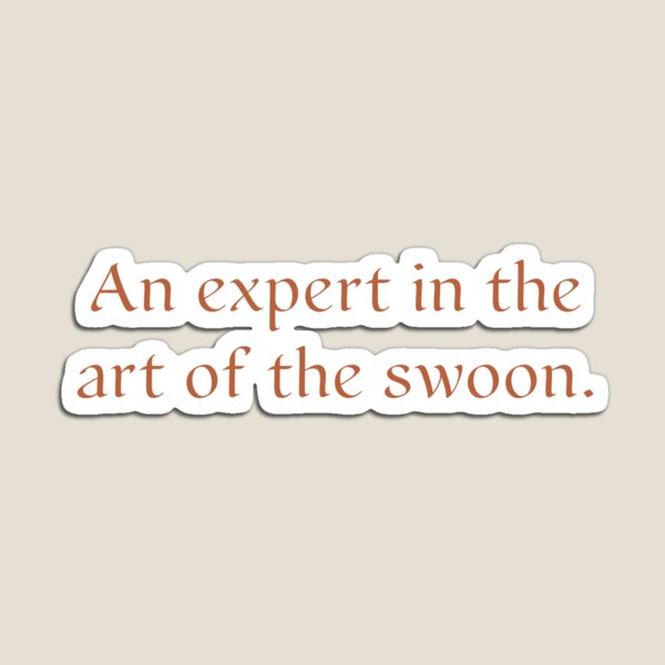 Aperçu de l'œuvre Citation de Lady Whistledown - Experte dans l'art de l'évanouissement créée et vendue par MDKey DESIGN.